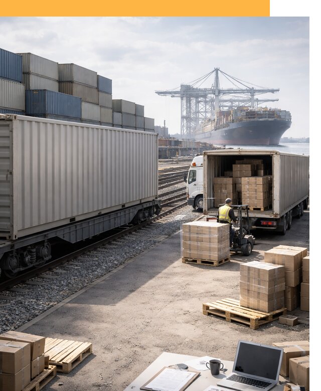 Мультимодальные перевозки грузов по миру от 45999 руб