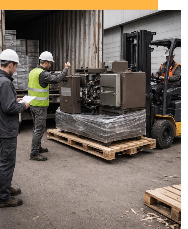 Доставка промышленного оборудования из Европы от 45999