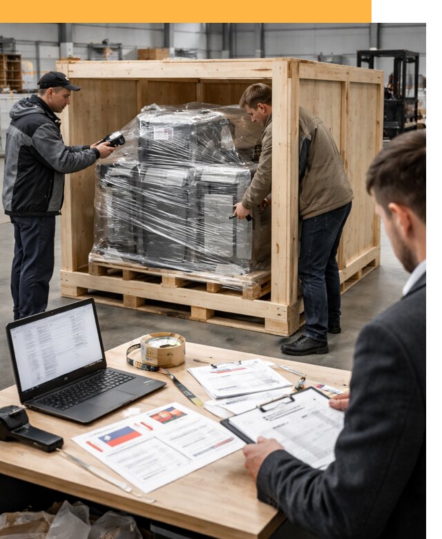 Доставка промышленного оборудования из США от 66443 руб