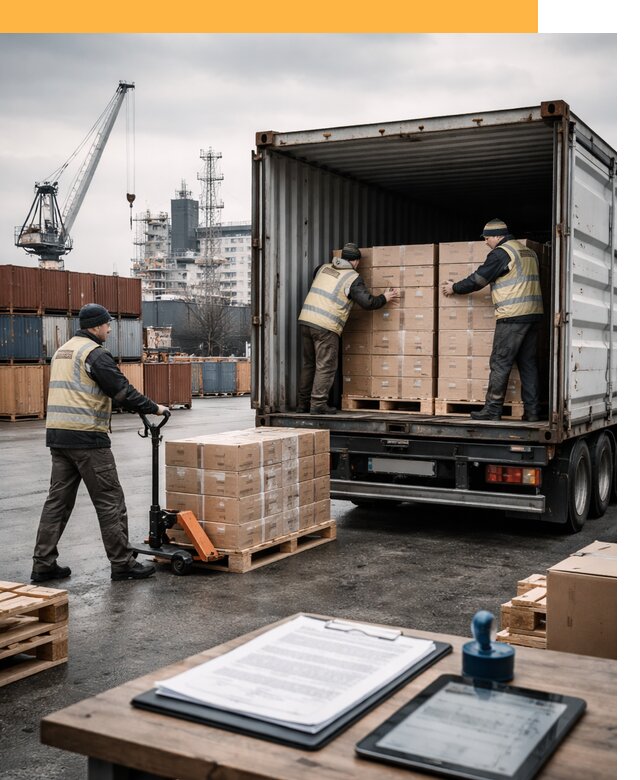 Доставка грузов из Латвии от 25555 руб, морская, авто, авиа