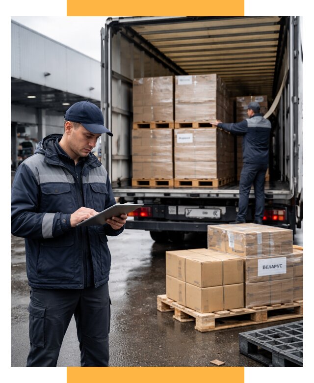 Доставка грузов из Беларуси от 15333 р. логистика СетСервис-Срг