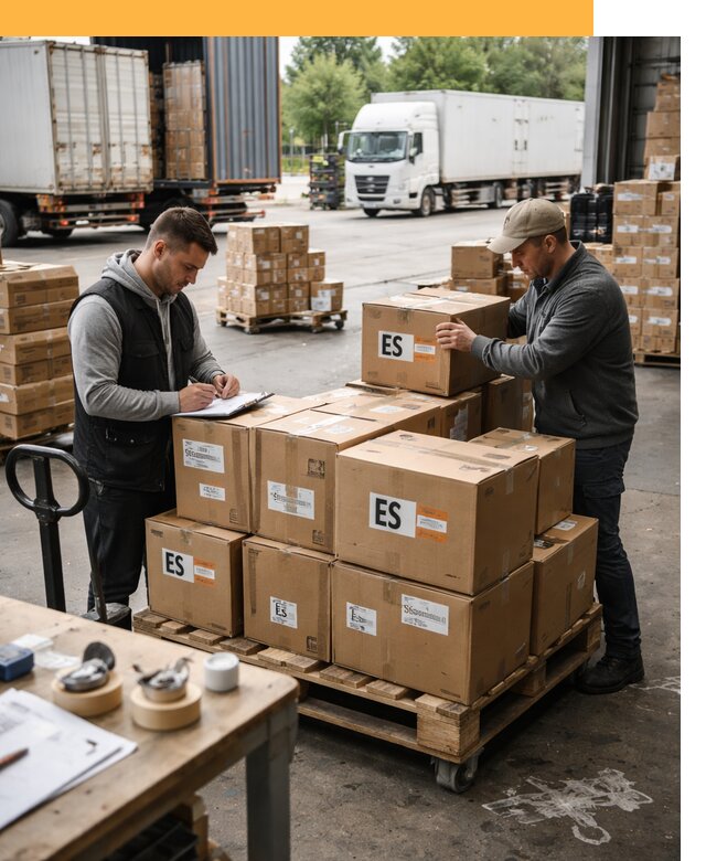 Доставка грузов в Испанию автотранспортом от 35777 руб