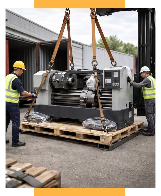 Перевозка станков и таможня от 61332 р. | СетСервис-Срг логистика