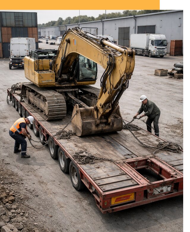 Перевозка спецтехники по России и миру от 45999 руб