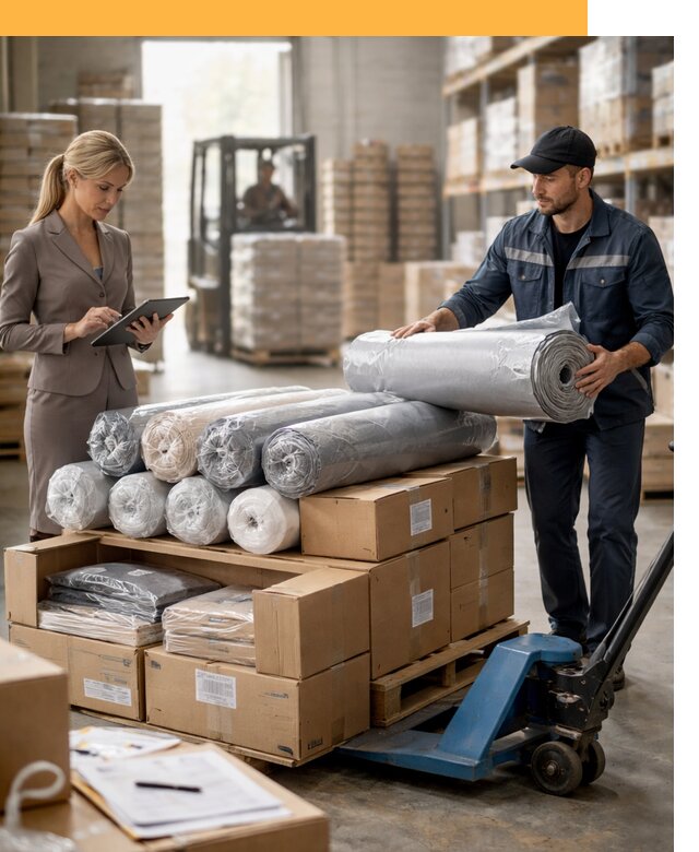 Перевозка текстиля по миру от 15333 руб. с таможней и страхованием