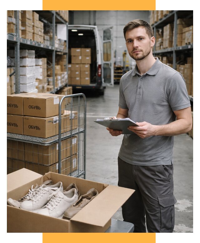 Доставка обуви из Китая и Турции от 4600 р. СетСервис-Срг