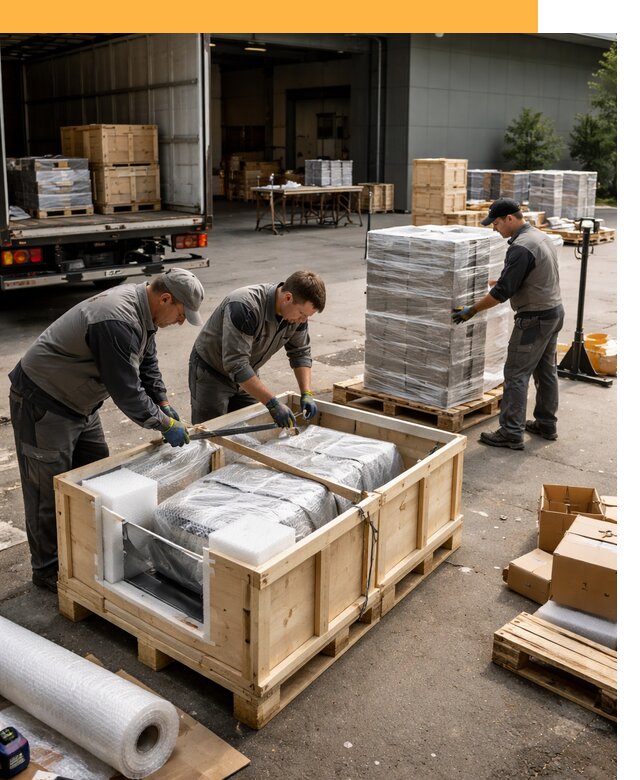 Перевозка выставочных грузов по миру от 25555 руб за м2 с таможней