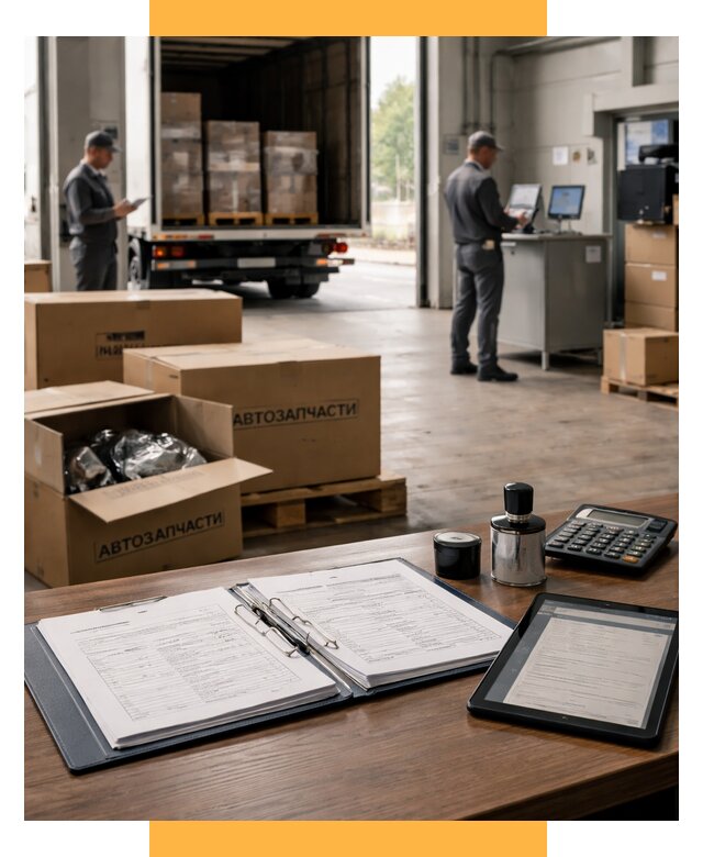 Таможенное оформление автозапчастей под ключ от 8689 р., СетСервис-Срг