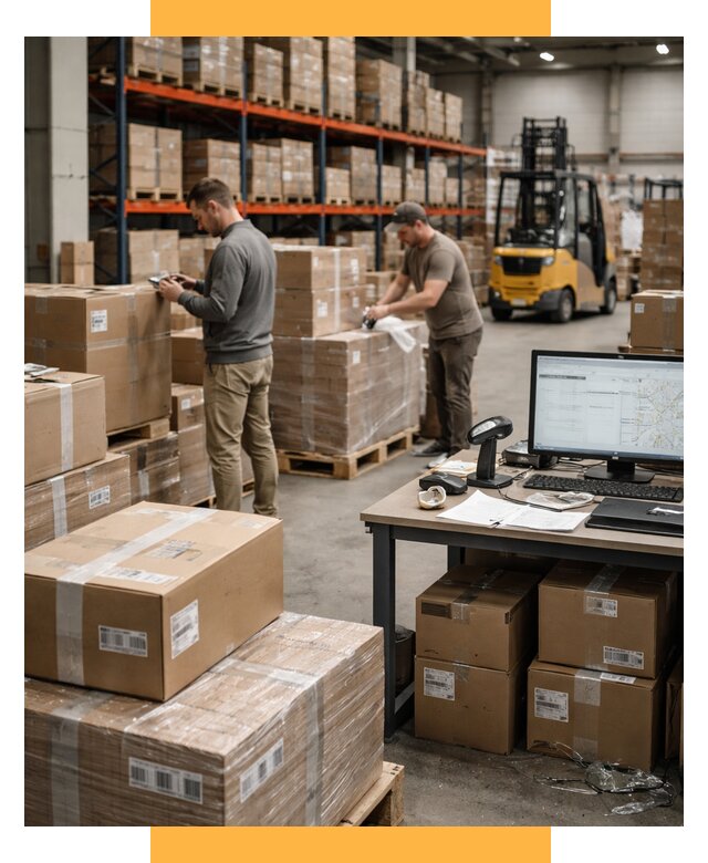 Склад консолидации в Европе от 6644 р., услуги СетСервис-Срг